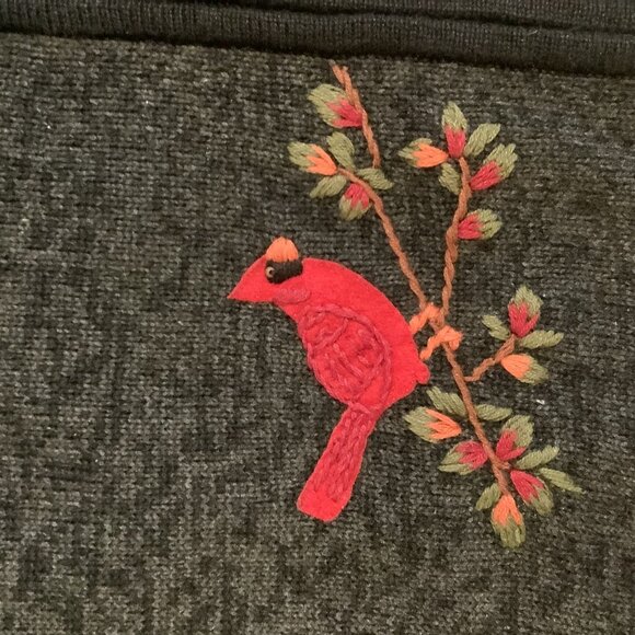 Timberlea Cardinal Charcoal Gray Cardigan Sweater  XL Full Zip Women’s - Picture 6 of 12